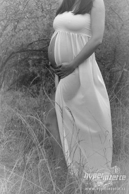 šaty na těhotenské focení - foto 7