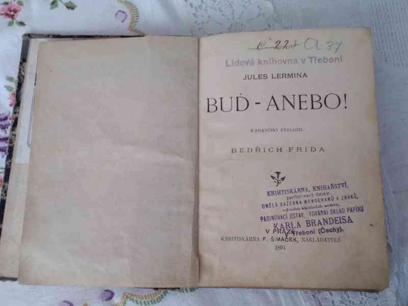Buď - anebo! - starý francouzský román - foto 2