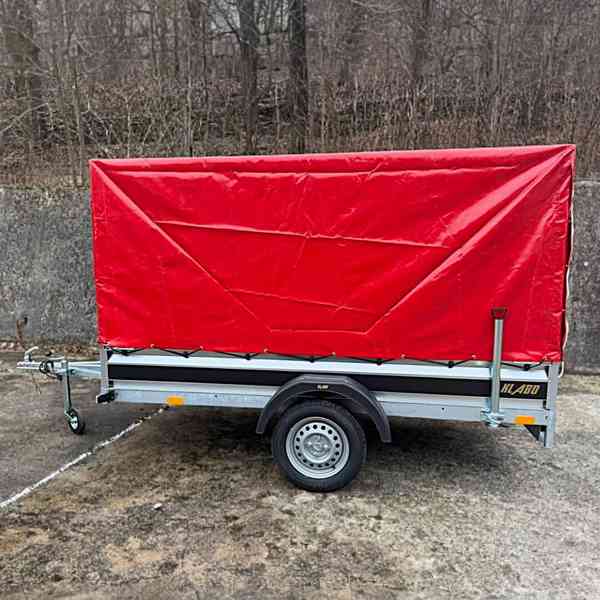 Přívěsný vozík profi NOVÝ 2,65m x1,30, svařovaný rám, DPH - foto 25