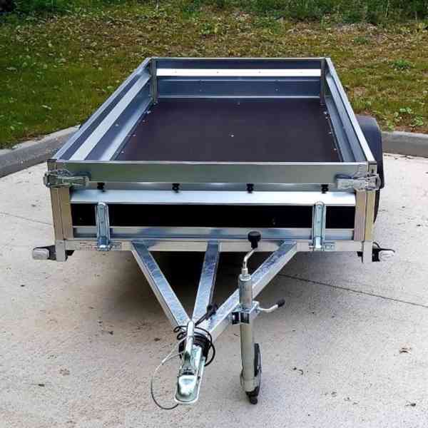 Přívěsný vozík profi NOVÝ 2,65m x1,30, svařovaný rám, DPH - foto 7