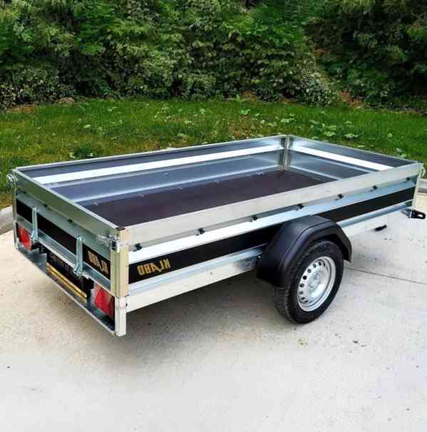 Přívěsný vozík profi NOVÝ 2,65m x1,30, svařovaný rám, DPH - foto 4