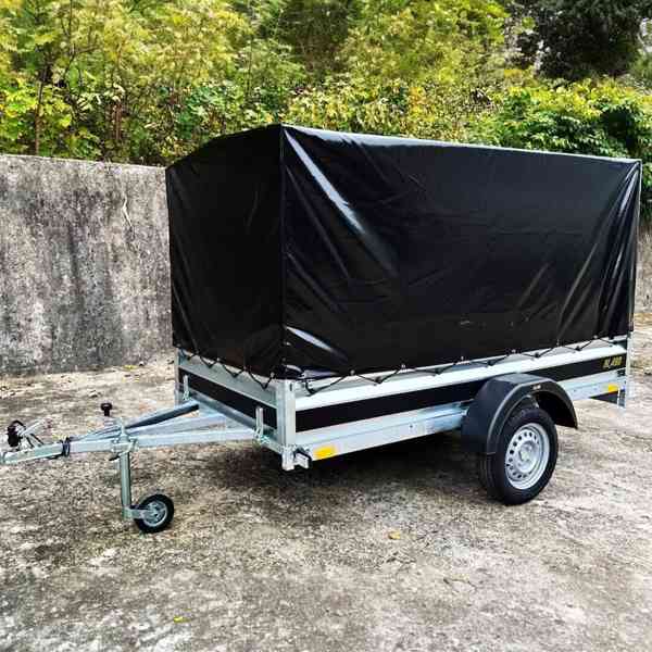 Přívěsný vozík profi NOVÝ 2,65m x1,30, svařovaný rám, DPH - foto 24