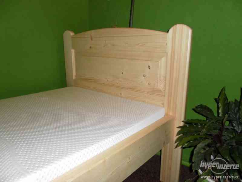 Dřevěná postel – nová - foto 1