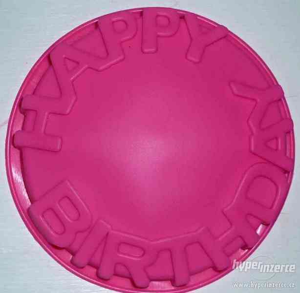silikonová forma na dort Happy Day - forma na pečení bábovka - foto 2