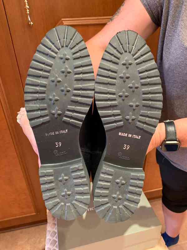 Nové luxusní zimní dámské kožené italské kozačky - foto 7