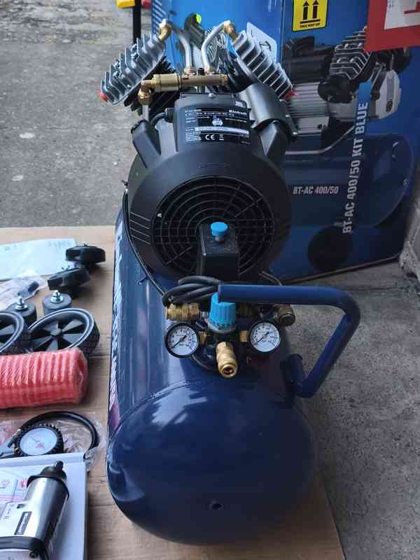 Prodám NEPOUŽITÝ 2-pístový kompresor Einhell BT-AC 400/50 +p - foto 2