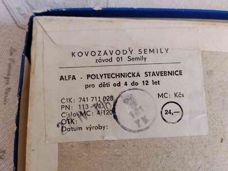 ALFA stavebnice, Kovozavody Semily - foto 7