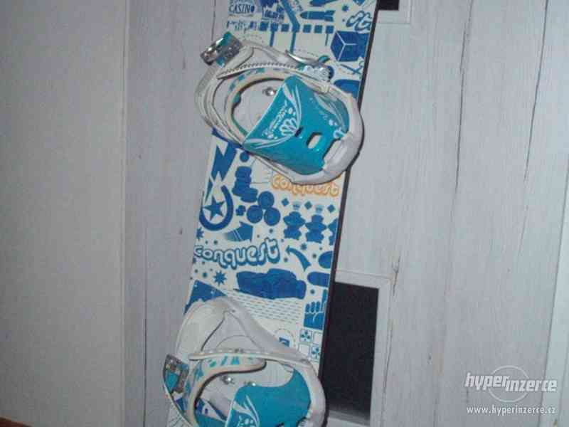 Dětský snowboard velikost 117 + vázání Rossignol - foto 1