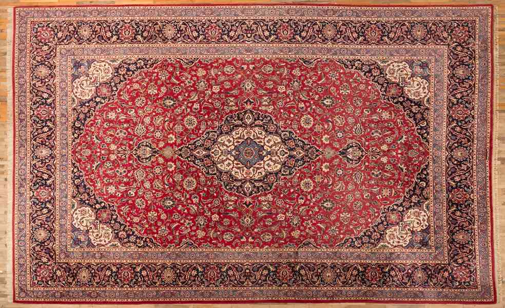 Velký perský koberec Kashan Signovaný 451 X 325 cm - foto 1