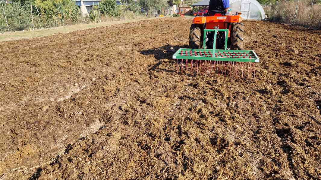Prutové plecí brány Kubota Iseky malotraktor yanmar česnek  - foto 7