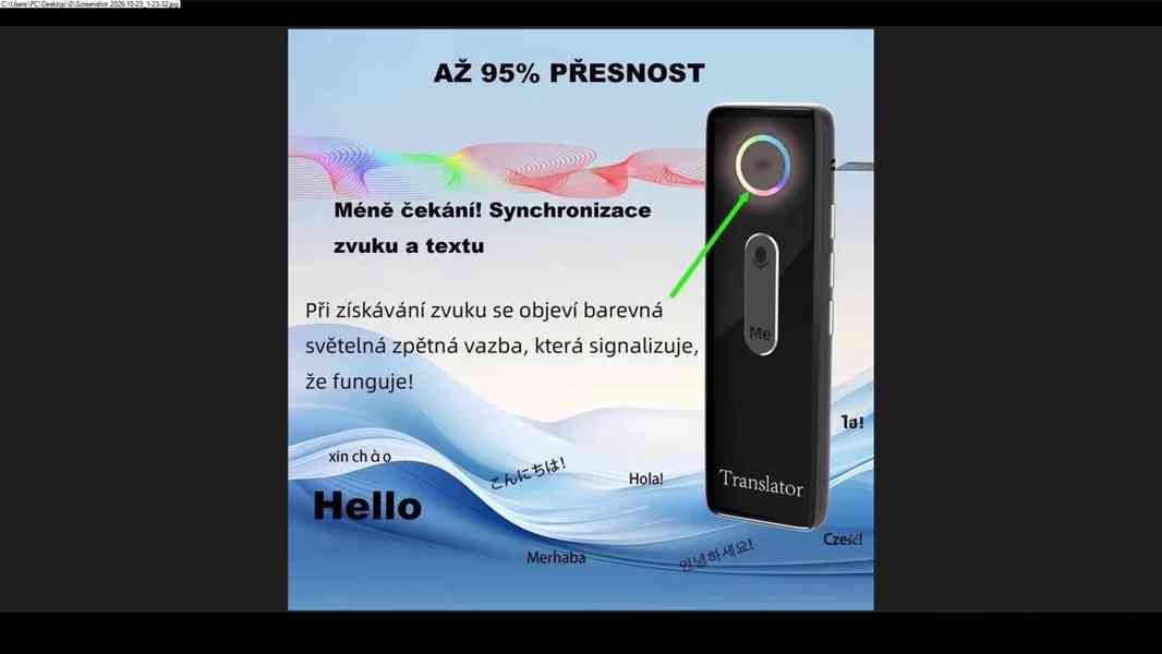 Peiko Kompaktní jazykový překladač - foto 4