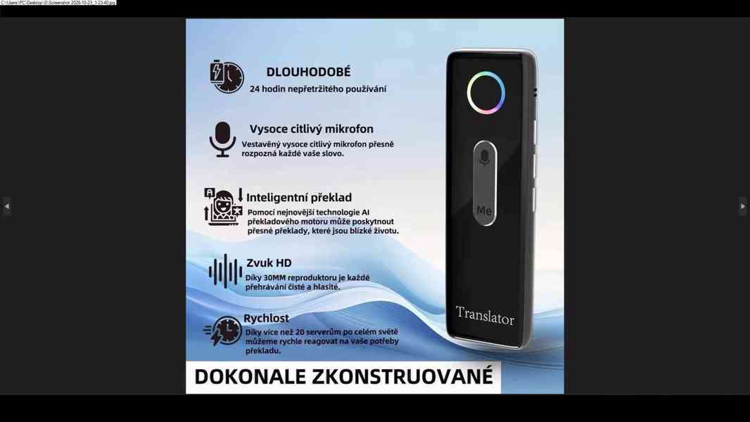 Peiko Kompaktní jazykový překladač - foto 5