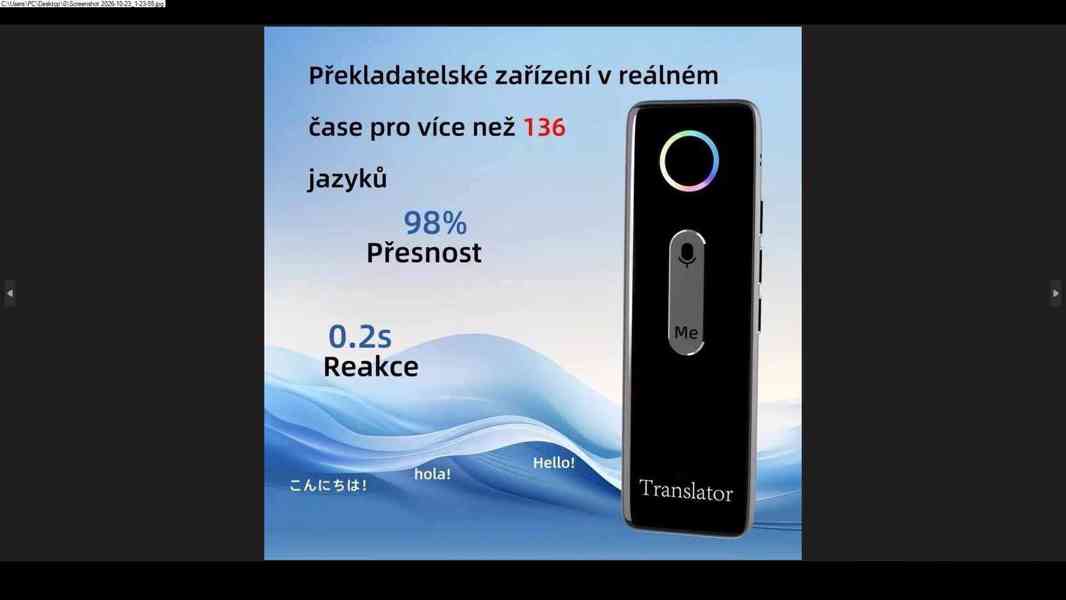 Peiko Kompaktní jazykový překladač - foto 7