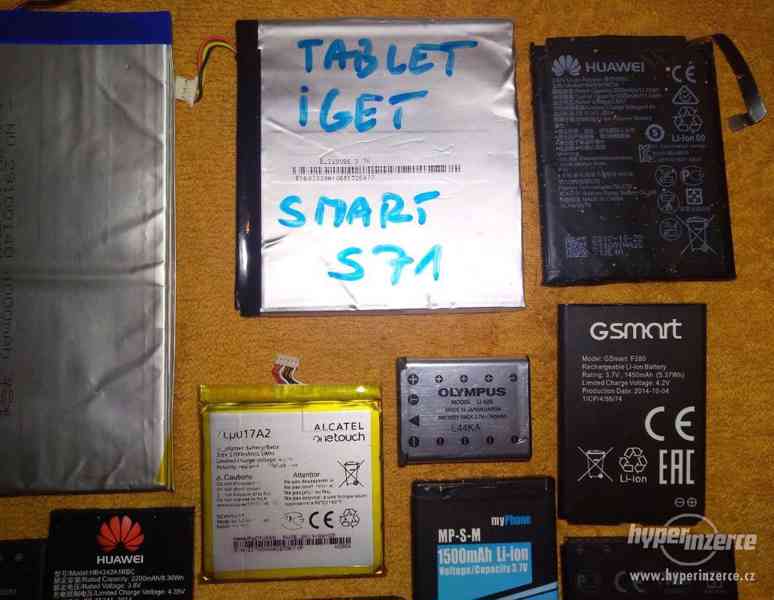 Baterie pro různé telefony, foťáky a tablet -LEVNĚ!!! - foto 7