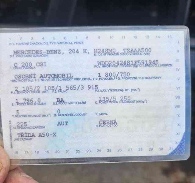 Mercedes-Benz Třídy C 1,8   135KW, C200,AUTOMAT - foto 13