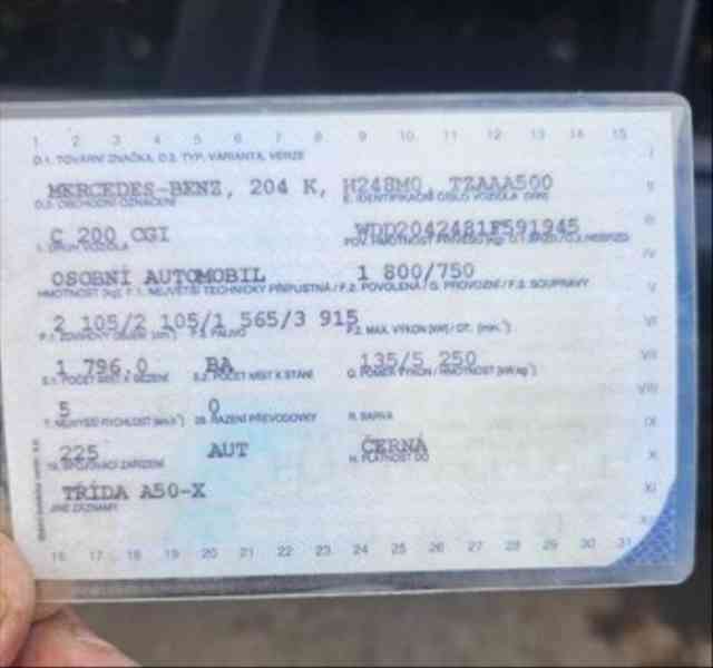 Mercedes-Benz Třídy C 1,8   135KW, C200,AUTOMAT - foto 2