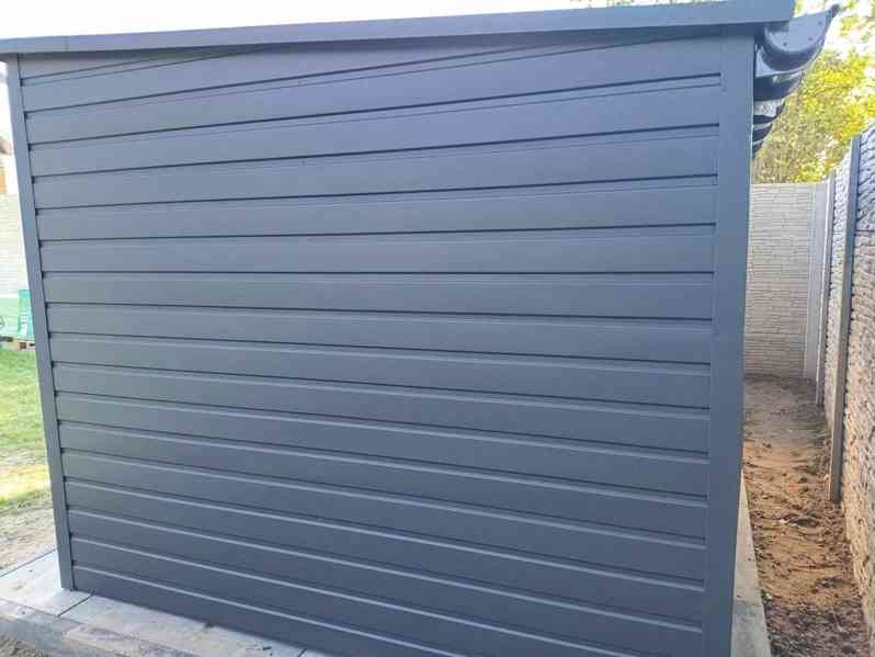 Zahradní domek3x2,5m + přístřešek 1,5m -  dveře - okno TS847 - foto 4