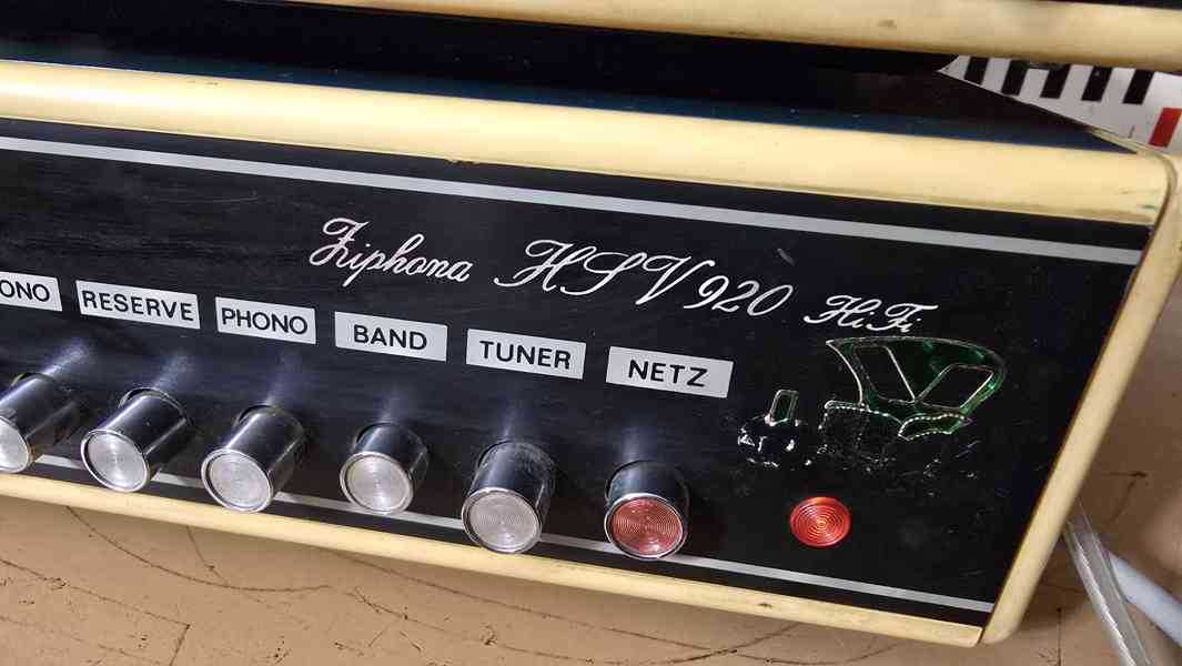 RFT Ziphona 920 - stereo zesilovač, tuner r. 1972 - foto 5
