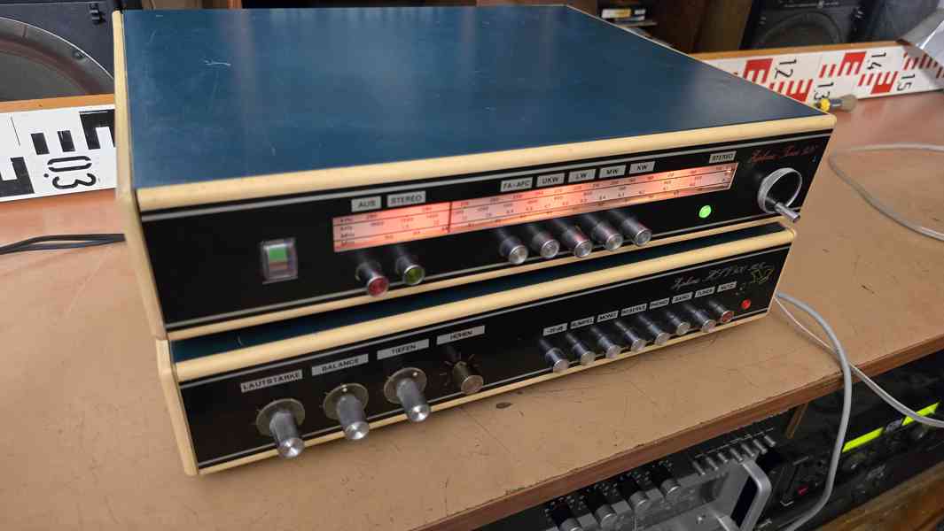RFT Ziphona 920 - stereo zesilovač, tuner r. 1972 - foto 2