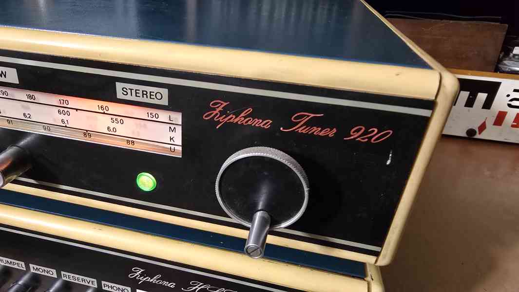RFT Ziphona 920 - stereo zesilovač, tuner r. 1972 - foto 4