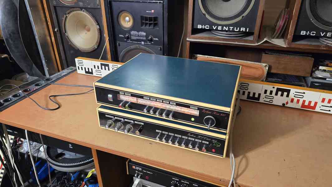 RFT Ziphona 920 - stereo zesilovač, tuner r. 1972 - foto 3