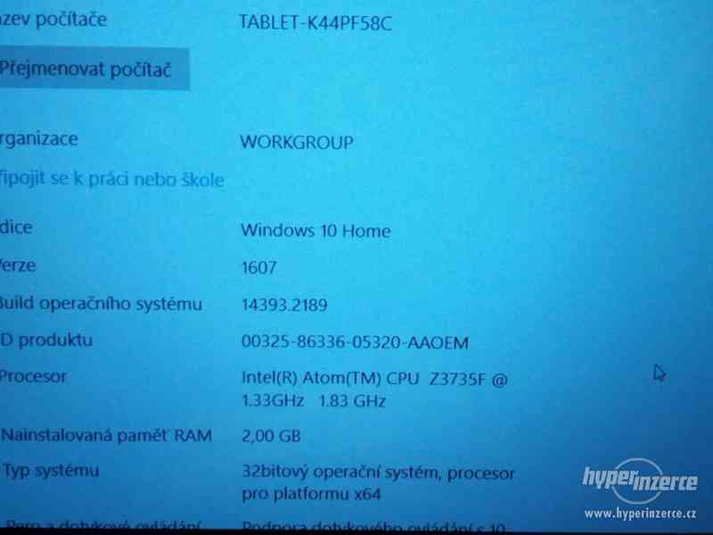 Tablet/notebook Acer one 10 s odnímatelnou klávesnicí - foto 7