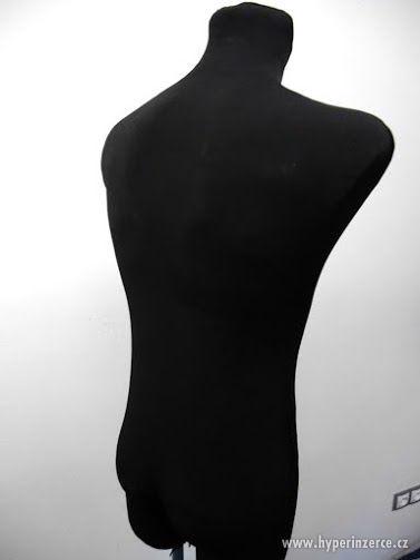 Pánská černá figurína - vysoká - foto 4