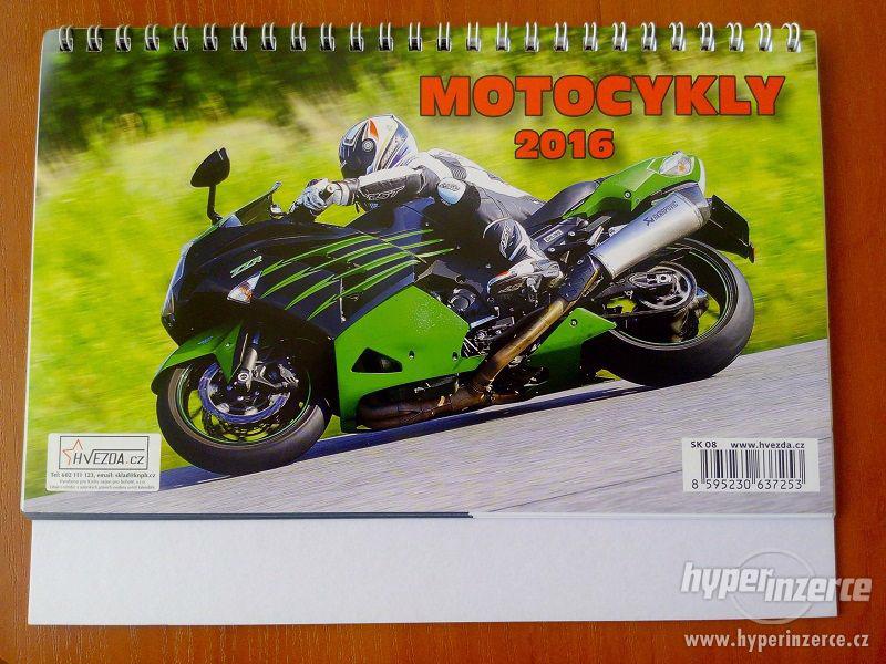 Stolní velký kalendář: Motorky 2016 - foto 1