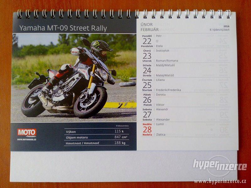 Stolní velký kalendář: Motorky 2016 - foto 3