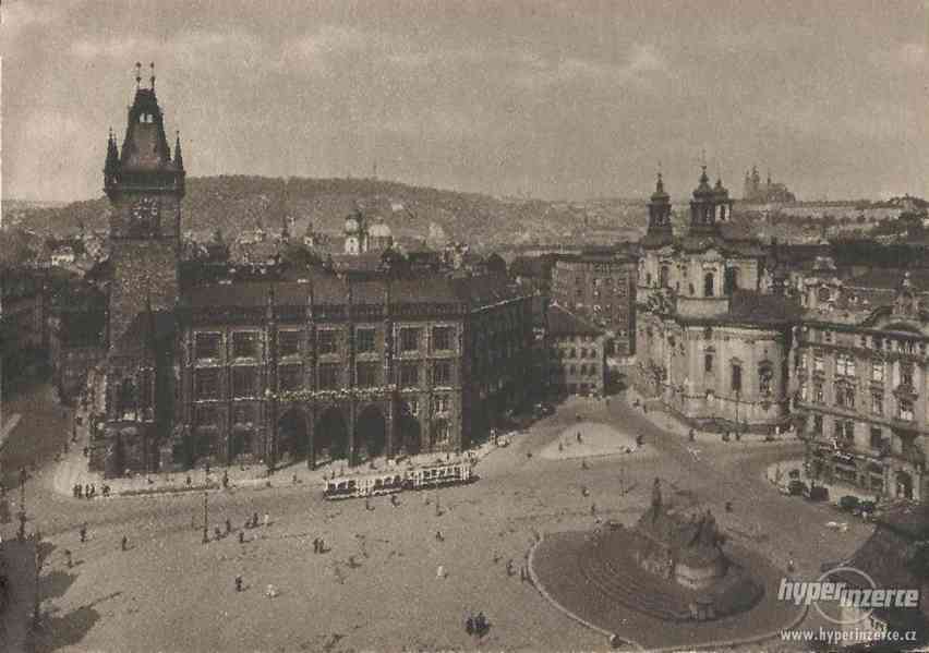 Historická pohlednice černobílá / Praha - foto 4