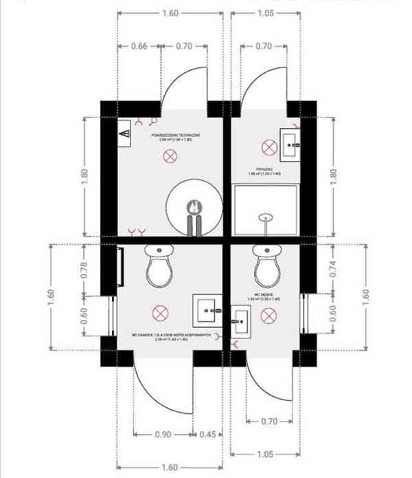 Sanitární kontejnerový pavilon s toaletou, čtyřlůžkový pokoj - foto 10