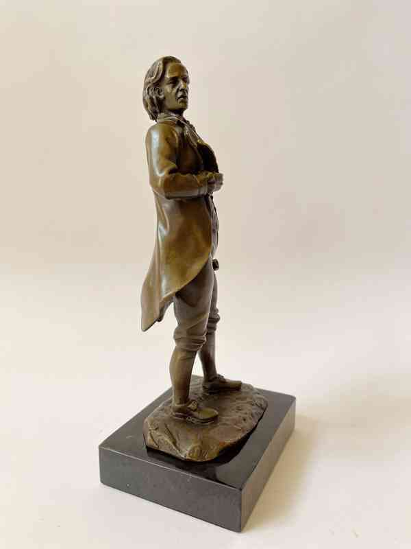 Wolfgang Amadeus Mozart - bronzová soška - foto 5