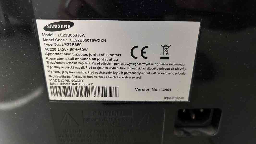 Televize Samsung LE22B665 (56cm/22“) - foto 2