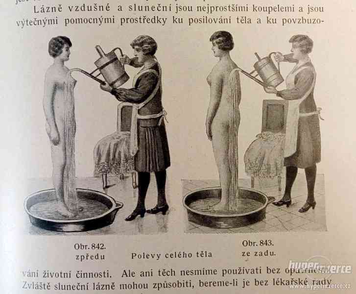 Starožitná lékařská kniha Nové domácí léčení z roku 1920 - foto 11