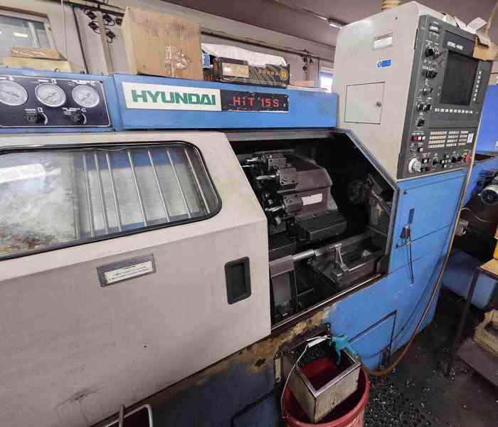 Použitý CNC soustruh HYUNDAI HiT 15S, r. v. 1999 - foto 2