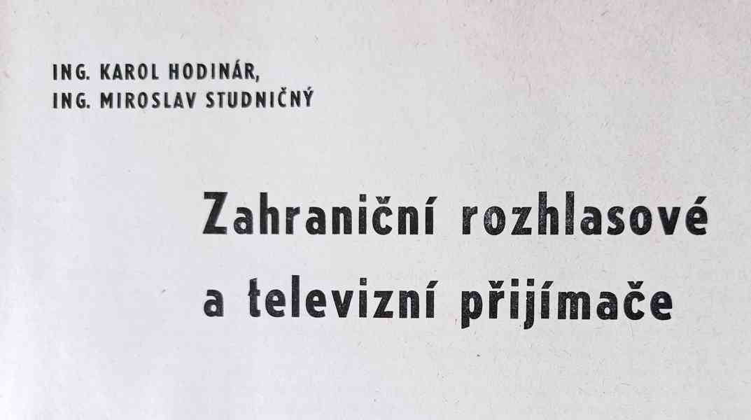 4 knihy - staré československé a zahraniční rádia a televize - foto 7