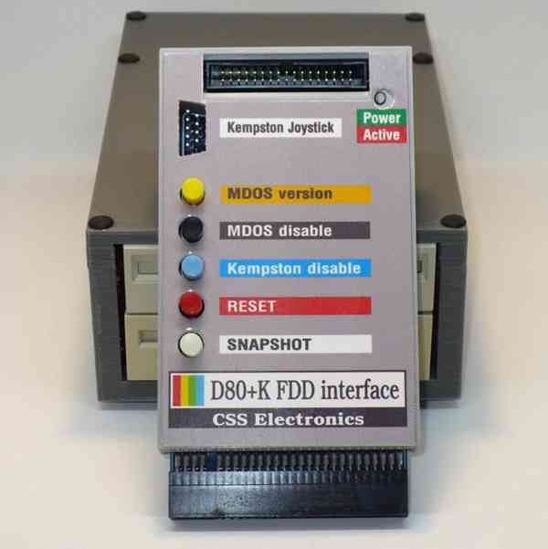 NOVÝ komplet pro ZX Spectrum - D80+K a box 2xFDD - foto 3