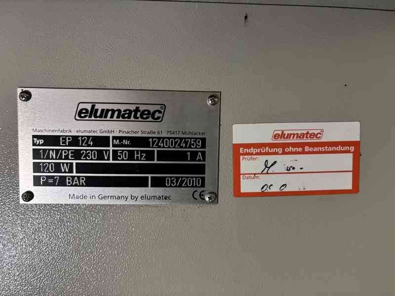 elumatec EP 124 Rohovací lis  - foto 18