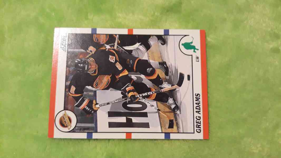 ADAMS Greg – 90-91 Score – Vancouver Canucks - foto 1