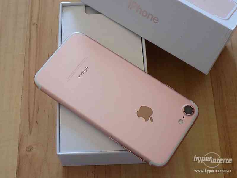 APPLE iPhone 7 32GB Rose Gold - ZÁRUKA - TOP STAV - foto 7