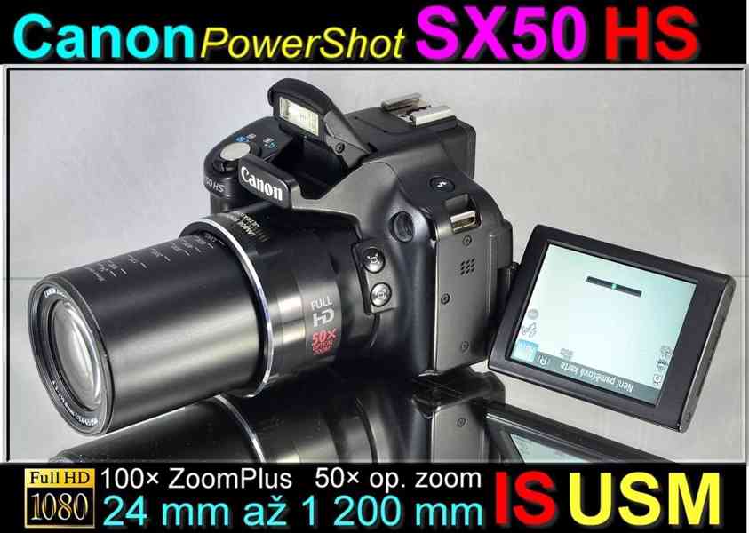 Canon PowerShot SX50 HS *50x Op.Zoom*full HDV*RAW - foto 1