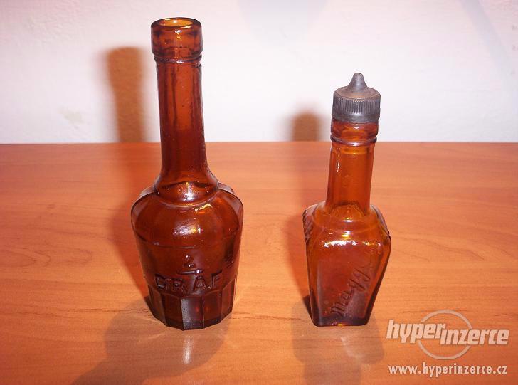 Malé firemní lahvičky na polévkové koření GRAF a MAGGI - foto 1