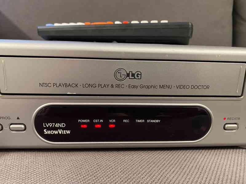 VHS videorekordér LG, 6 hlav, Hifi stereo - foto 2