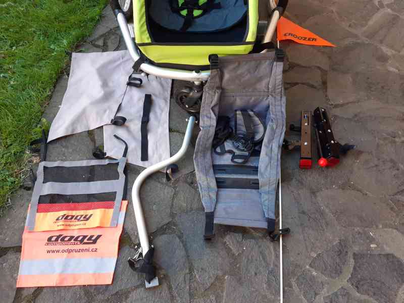 Dětský vozík Croozer zelený - foto 8