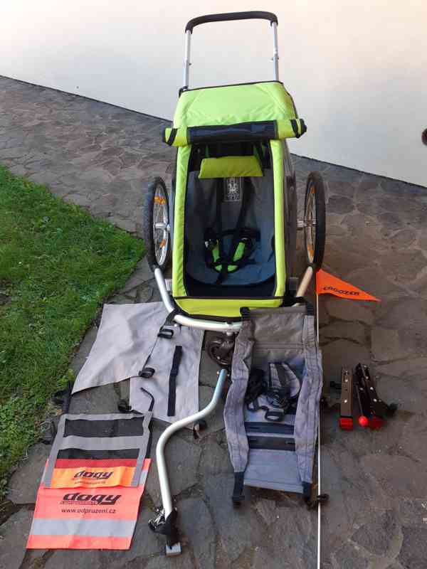 Dětský vozík Croozer zelený - foto 9