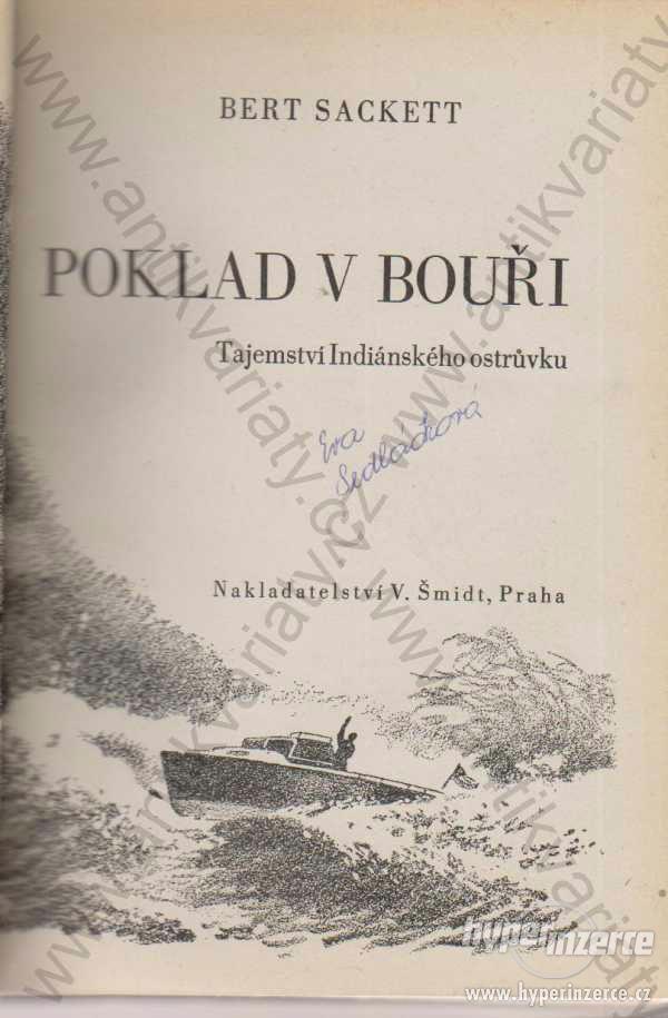 Poklad v bouři Bert Sackett V. Šmid, Praha 1947 - foto 1