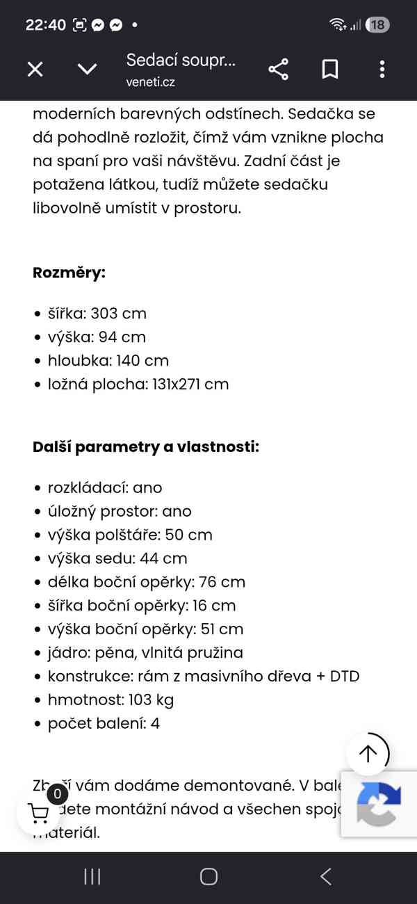 Sedací souprava  - foto 2