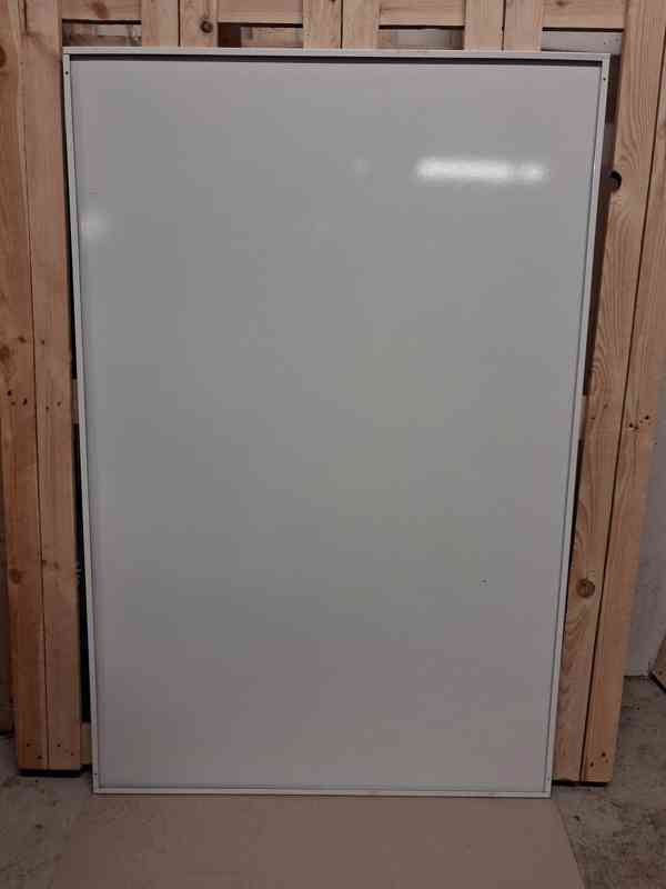 Plechová magnetická tabule se závěsy 148x98 cm - foto 2