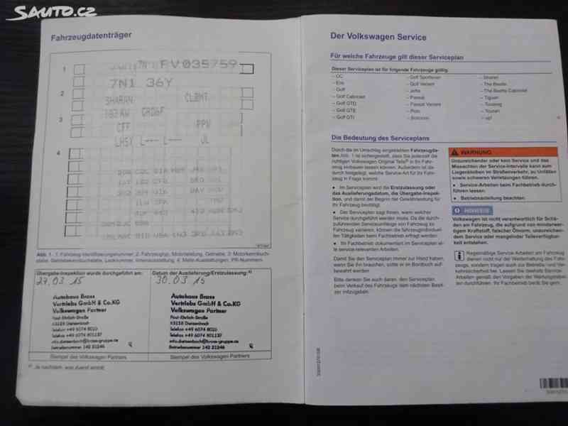 Volkswagen Sharan 2.0 TDI AUTOMAT SERVISKA DPH - foto 19