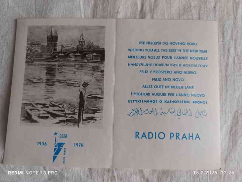 Rádio Praha retro Pfky - foto 1
